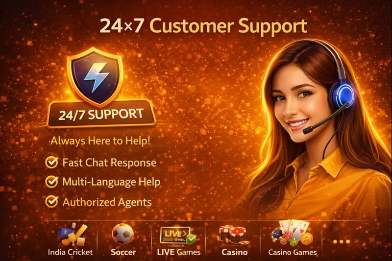 Mahadev Book ID 24×7 Customer Support