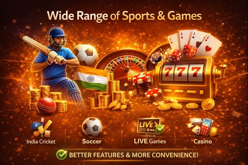 sports and games on Mahadev Book ID